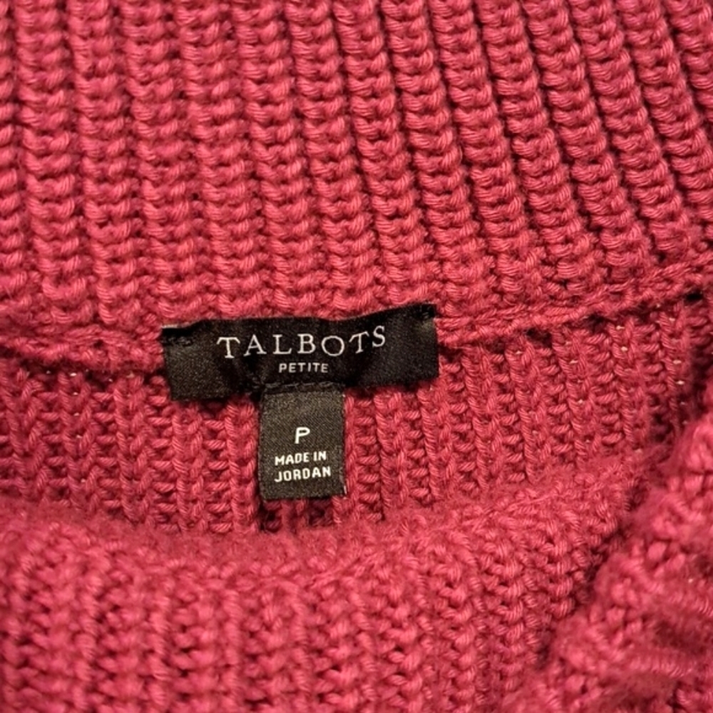 Talbots Ribbed Knit Pull-Over Sweater - Picture 3 of 7